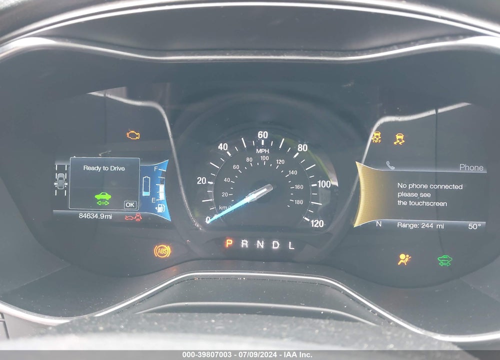 2017 FORD FUSION ENERGI SE LUXURY VIN: 3FA6P0PU9HR272787