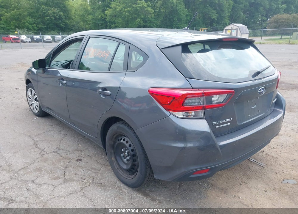 2021 SUBARU IMPREZA 5-DOOR VIN: 4S3GTAB68M3712306