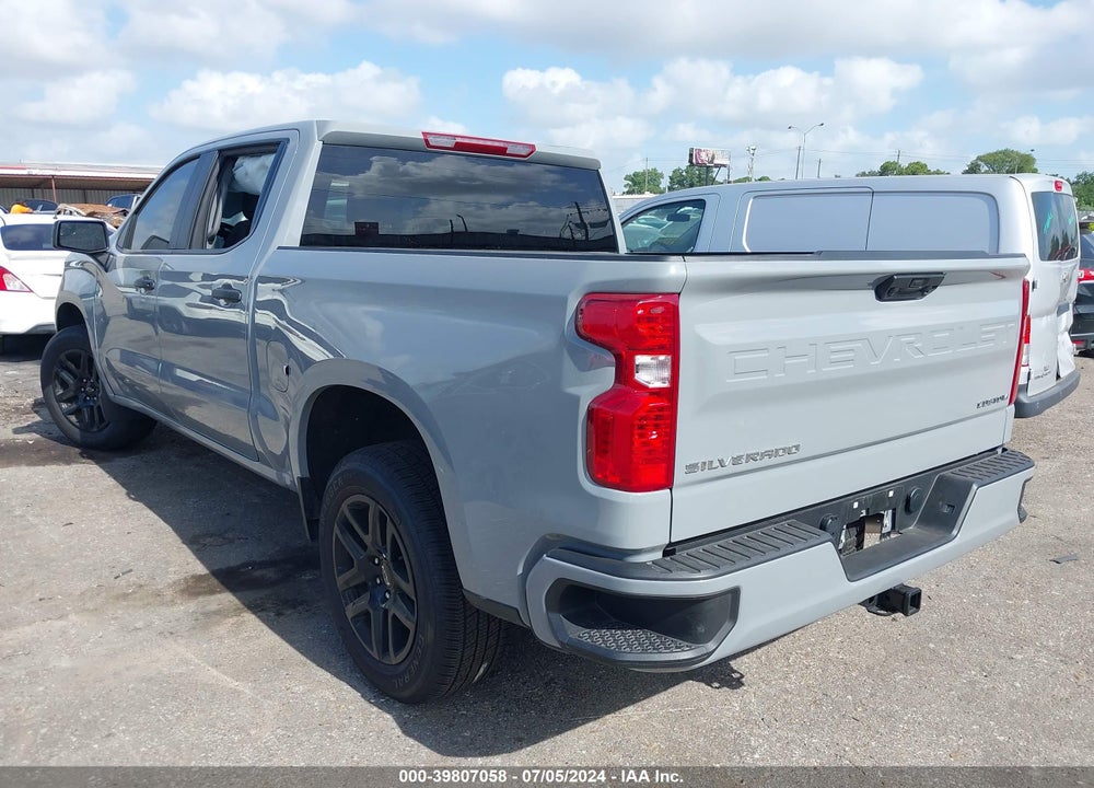 2024 CHEVROLET SILVERADO 1500 2WD SHORT BED CUSTOM VIN: 1GCPABEK6RZ260283