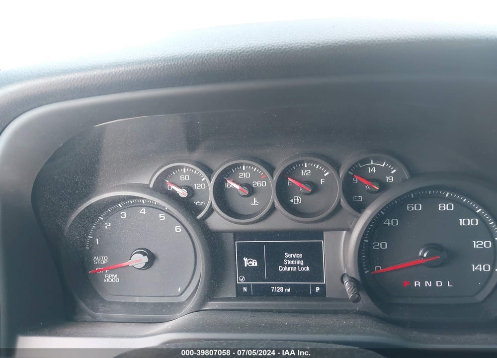 2024 CHEVROLET SILVERADO 1500 2WD SHORT BED CUSTOM VIN: 1GCPABEK6RZ260283