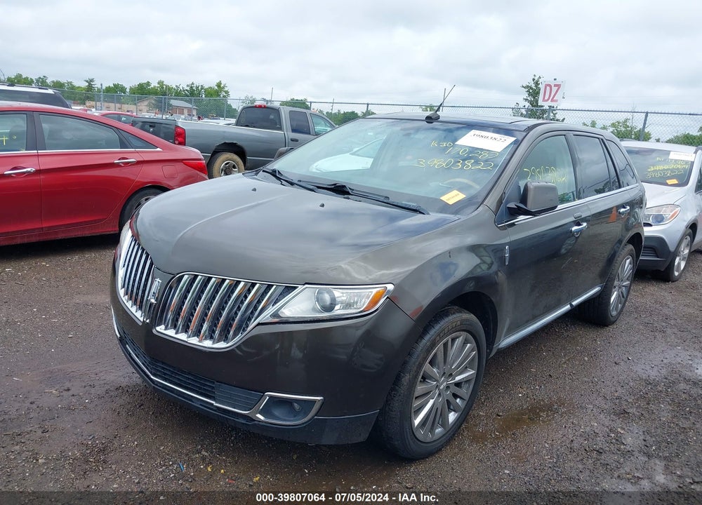 2011 LINCOLN MKX VIN: 2LMDJ8JKXBBJ17583