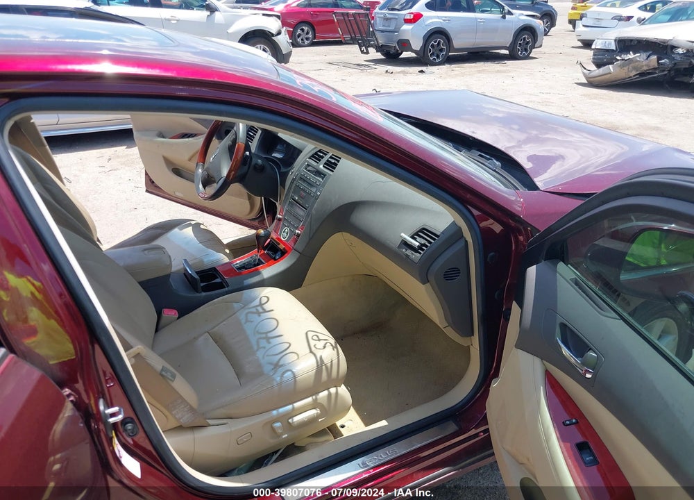 2007 LEXUS ES 350 VIN: JTHBJ46G072129435