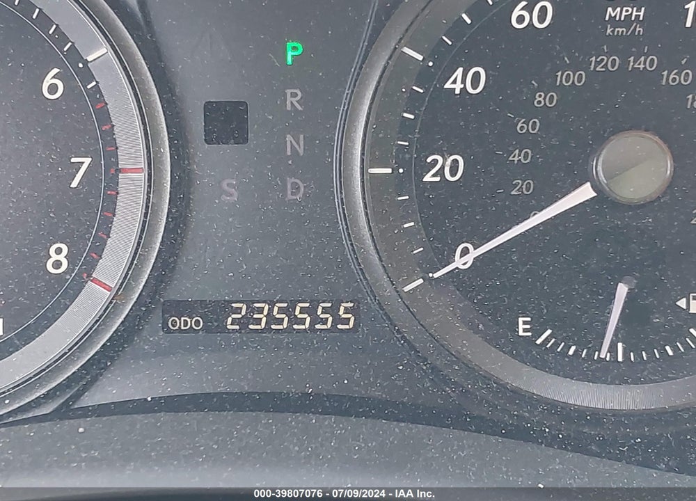 2007 LEXUS ES 350 VIN: JTHBJ46G072129435