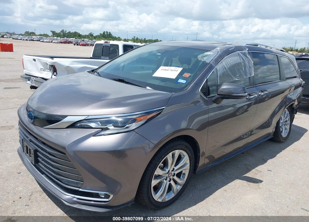 2022 TOYOTA SIENNA PLATINUM VIN: 5TDERKECXNS103571