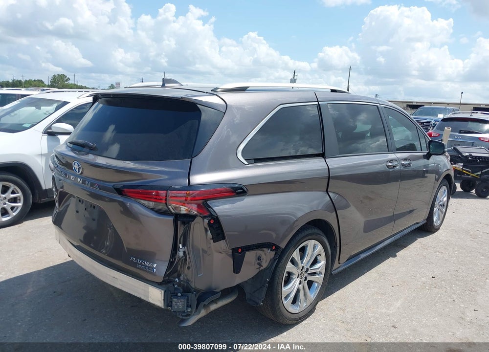 2022 TOYOTA SIENNA PLATINUM VIN: 5TDERKECXNS103571