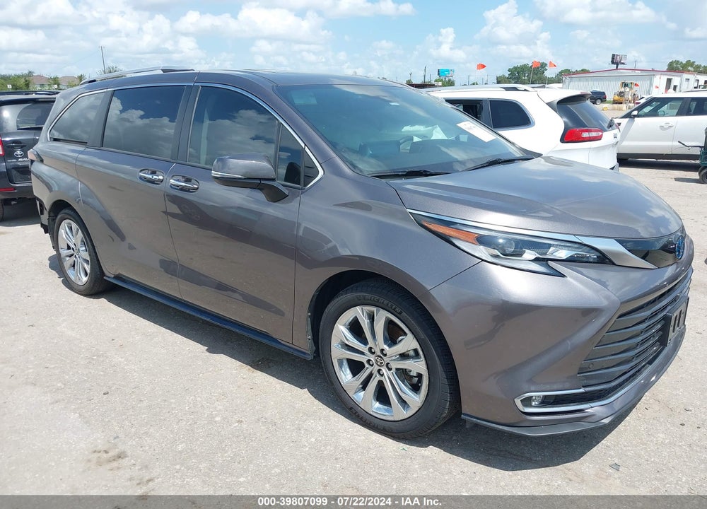 2022 TOYOTA SIENNA PLATINUM VIN: 5TDERKECXNS103571