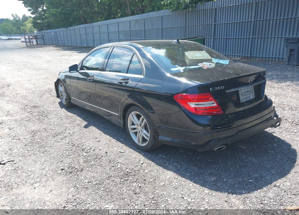 2012 MERCEDES-BENZ C 300 LUXURY 4MATIC/SPORT 4MATIC VIN: WDDGF8BB8CR194633
