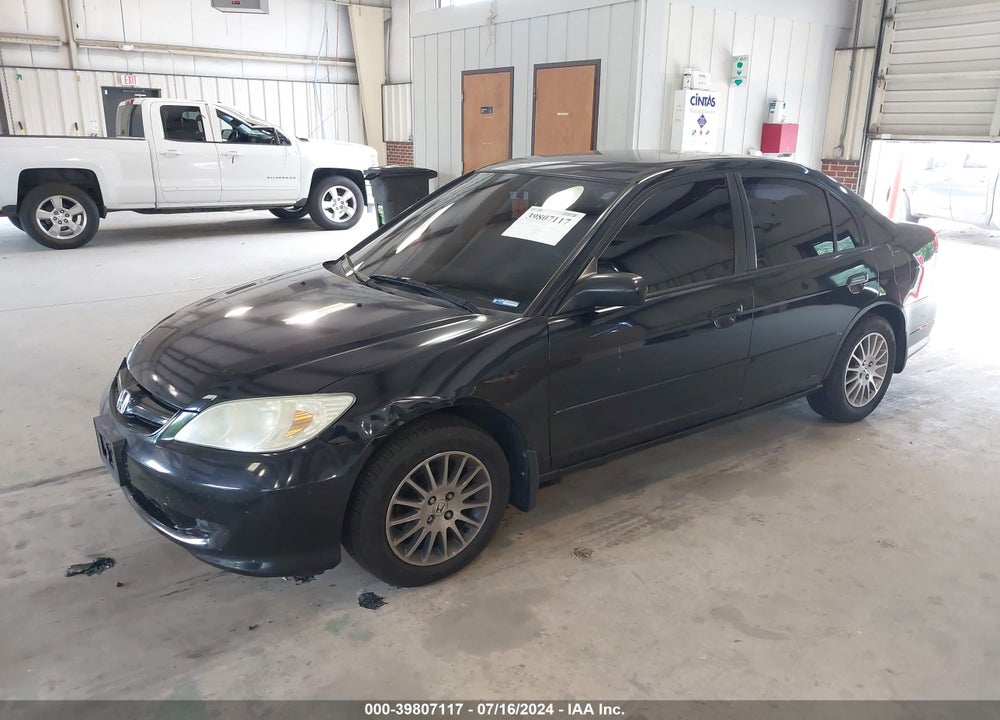 2005 HONDA CIVIC LX VIN: 2HGES16525H580770