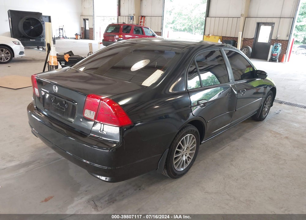 2005 HONDA CIVIC LX VIN: 2HGES16525H580770