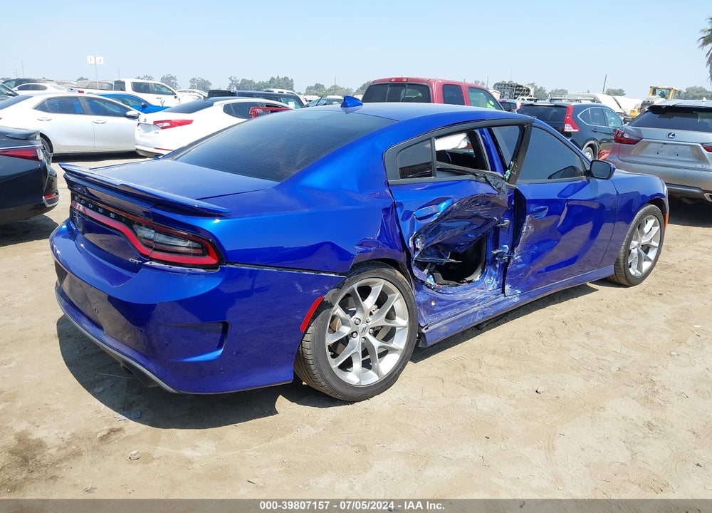 2022 DODGE CHARGER GT RWD VIN: 2C3CDXHG7NH107100