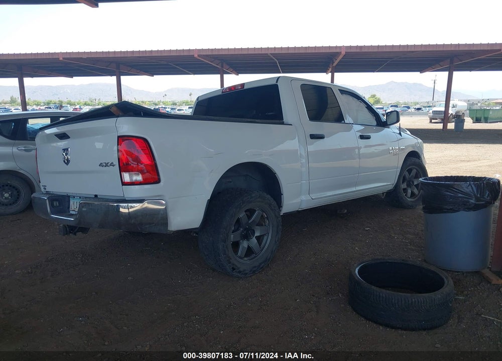 2021 RAM 1500 CLASSIC TRADESMAN 4X4 5'7 BOX VIN: 3C6RR7KT2MG574282