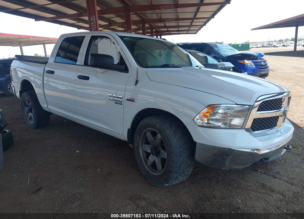 2021 RAM 1500 CLASSIC TRADESMAN 4X4 5'7 BOX VIN: 3C6RR7KT2MG574282