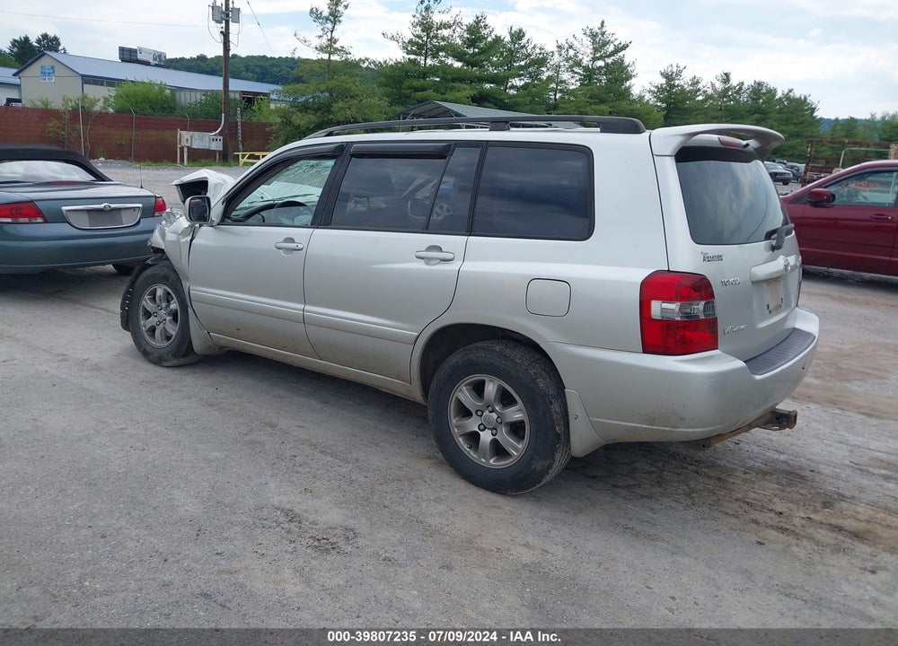 2007 TOYOTA HIGHLANDER V6 VIN: JTEEP21A770228992