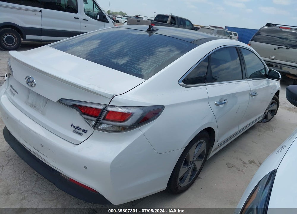 2016 HYUNDAI SONATA HYBRID LIMITED VIN: KMHE34L10GA027658