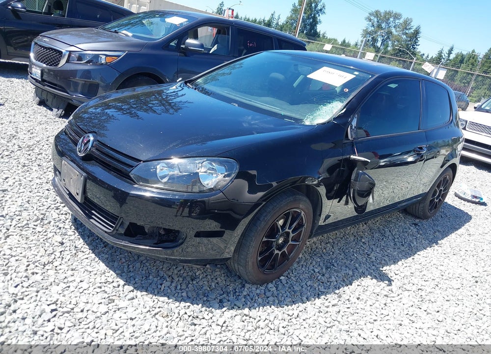 2010 VOLKSWAGEN GOLF 2-DOOR VIN: WVWBB7AJ9AW124639