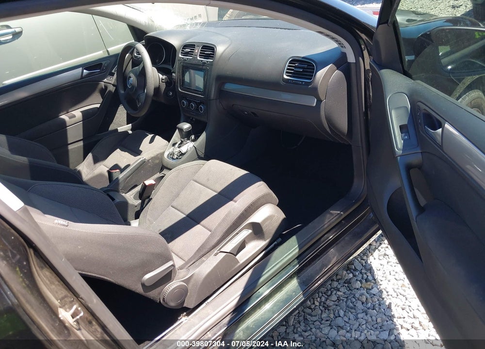 2010 VOLKSWAGEN GOLF 2-DOOR VIN: WVWBB7AJ9AW124639