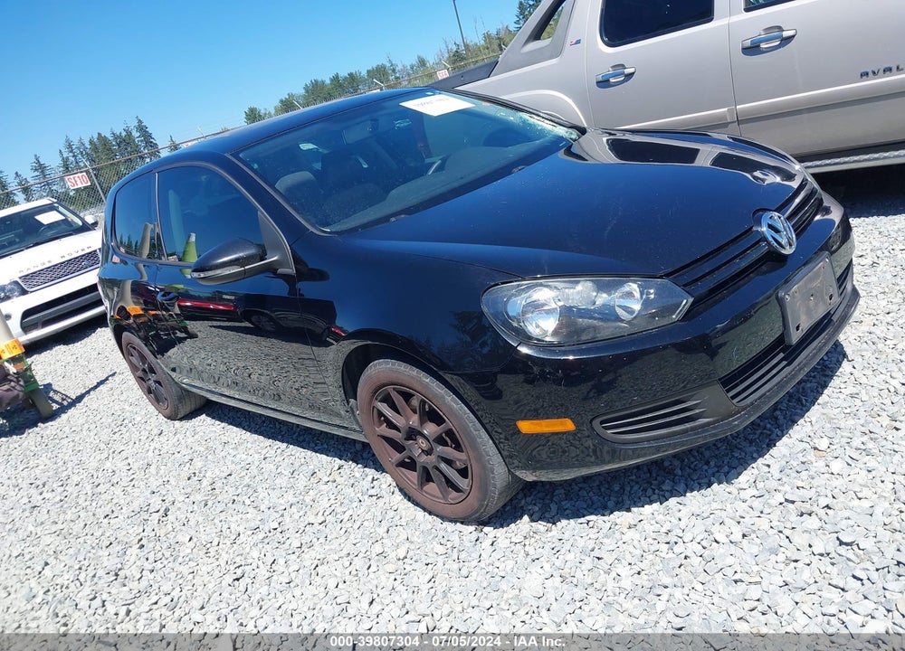 2010 VOLKSWAGEN GOLF 2-DOOR VIN: WVWBB7AJ9AW124639