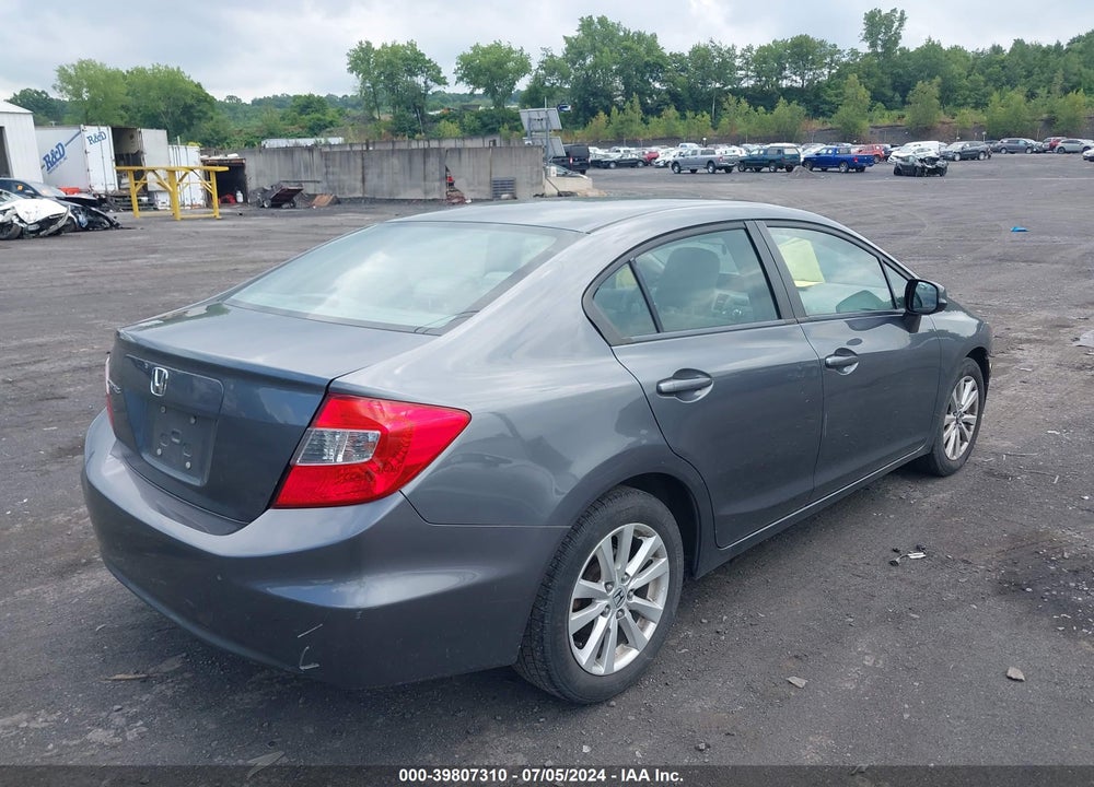 2012 HONDA CIVIC EX VIN: 19XFB2F89CE392890
