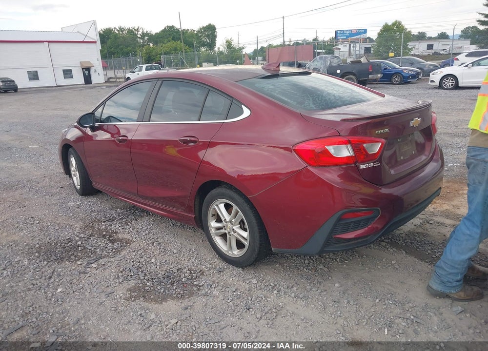 2016 CHEVROLET CRUZE LT AUTO VIN: 1G1BE5SM5G7301543