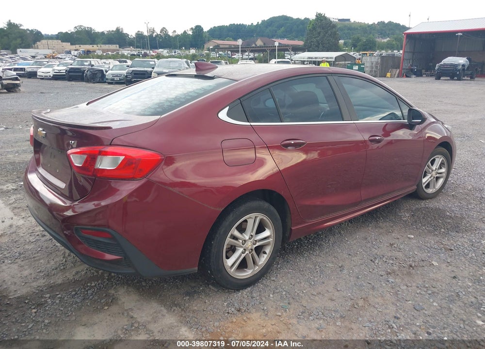 2016 CHEVROLET CRUZE LT AUTO VIN: 1G1BE5SM5G7301543