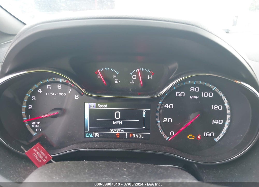 2016 CHEVROLET CRUZE LT AUTO VIN: 1G1BE5SM5G7301543