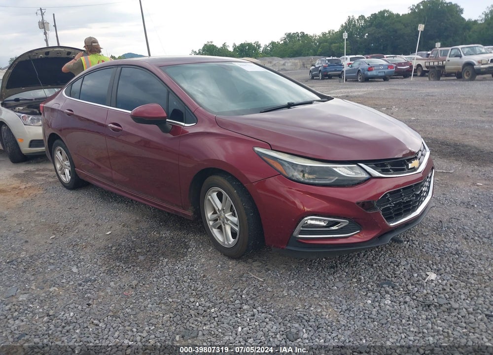 2016 CHEVROLET CRUZE LT AUTO VIN: 1G1BE5SM5G7301543