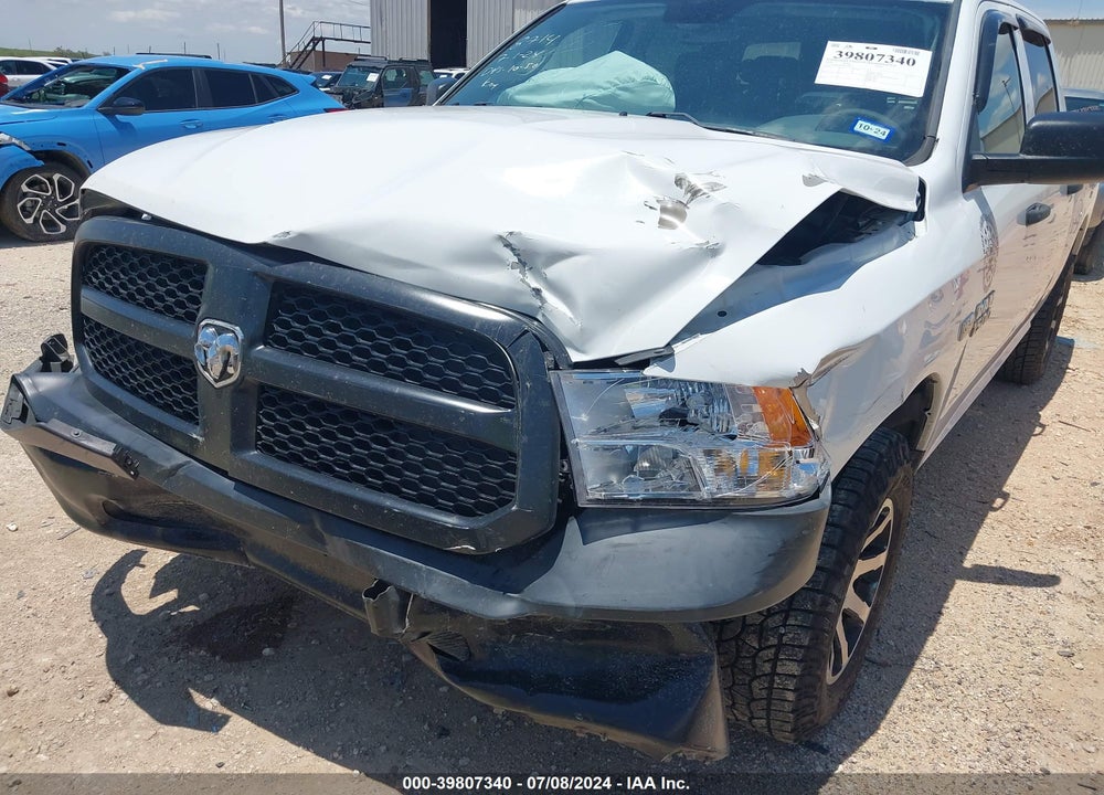 2018 RAM 1500 TRADESMAN 4X4 5'7 BOX VIN: 3C6RR7KT4JG198714