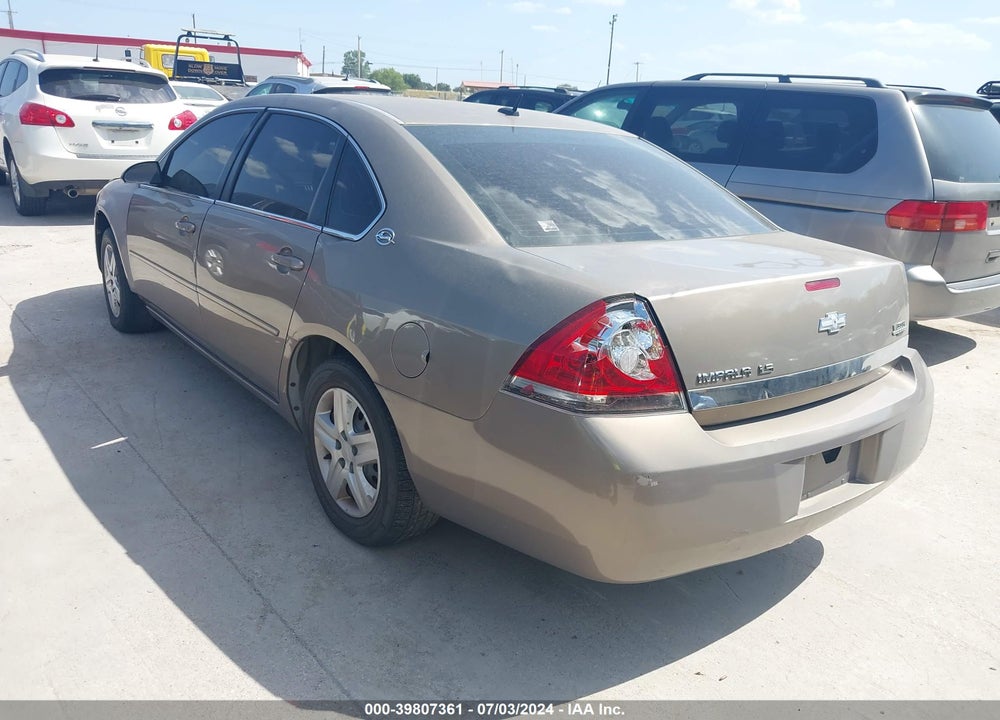 2006 CHEVROLET IMPALA LS VIN: 2G1WB58K269250743
