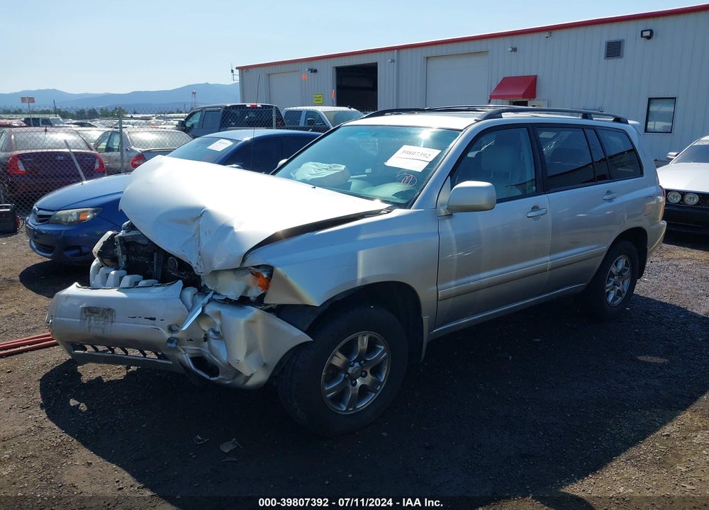 2007 TOYOTA HIGHLANDER V6 VIN: JTEEP21A770228877
