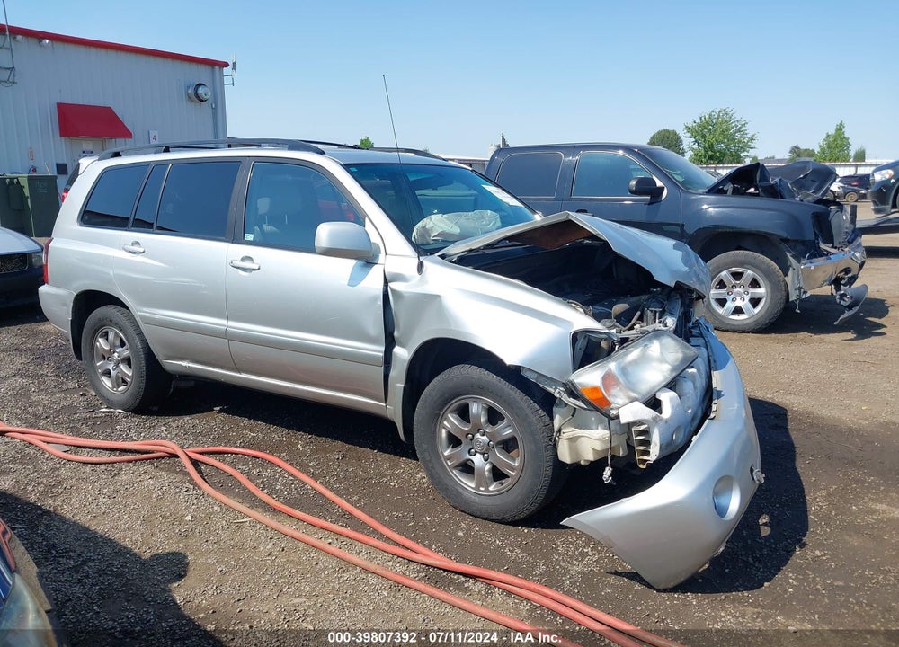 2007 TOYOTA HIGHLANDER V6 VIN: JTEEP21A770228877