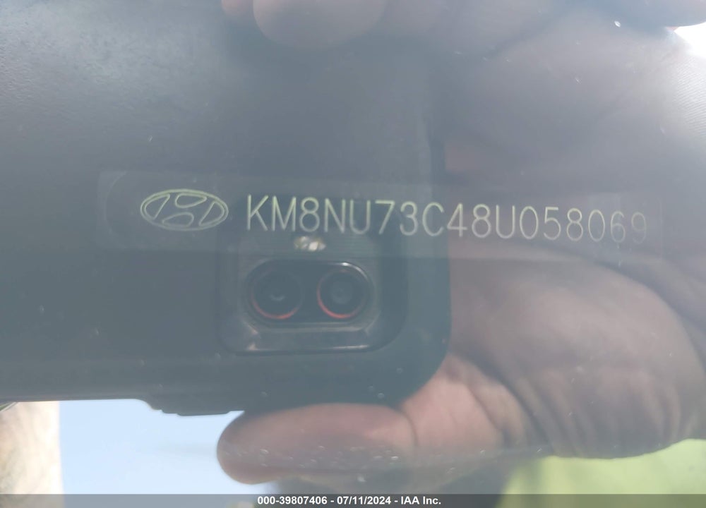 2008 HYUNDAI VERACRUZ GLS/LIMITED/SE VIN: KM8NU73C48U058069
