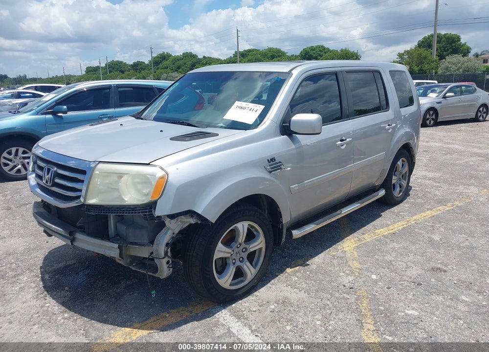 2012 HONDA PILOT EX-L VIN: 5FNYF3H56CB024943