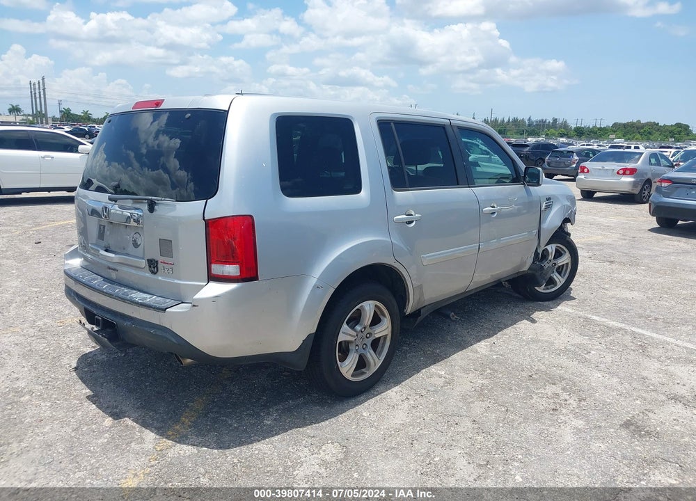 2012 HONDA PILOT EX-L VIN: 5FNYF3H56CB024943