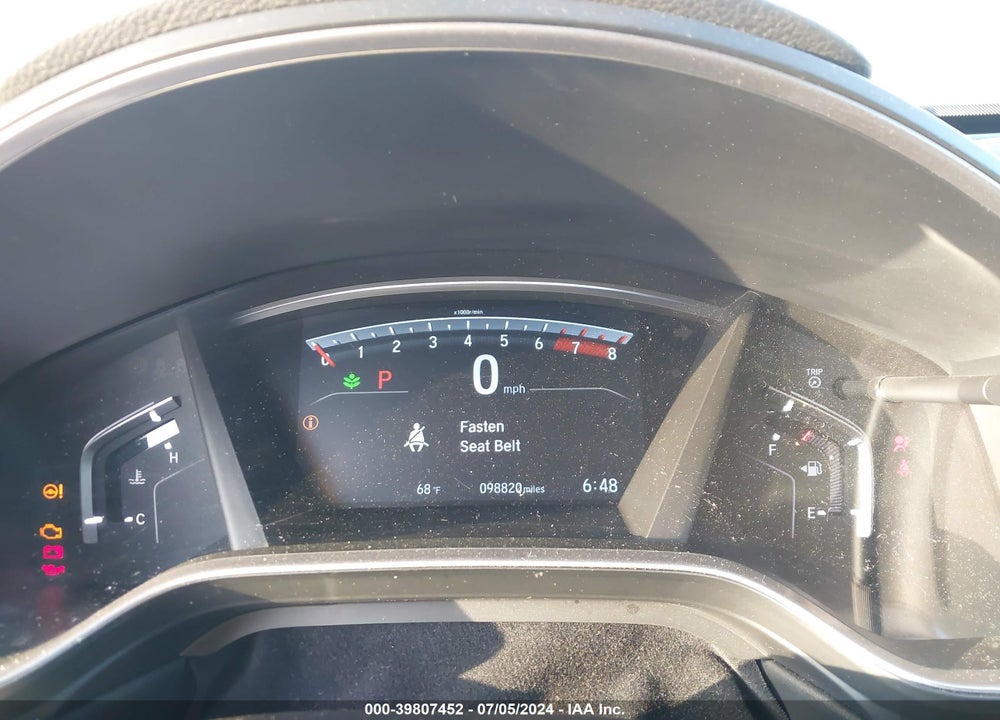 2018 HONDA CR-V TOURING VIN: 7FARW1H94JE029913