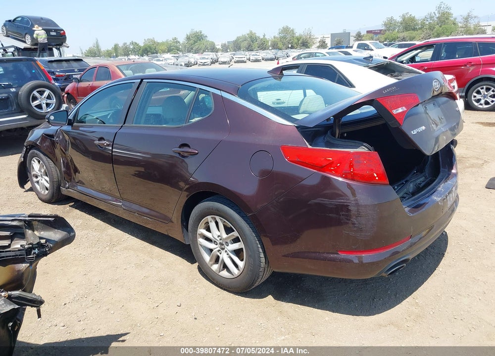 2011 KIA OPTIMA LX VIN: KNAGM4A74B5116925
