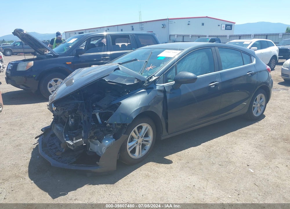 2017 CHEVROLET CRUZE LT AUTO VIN: 3G1BE6SM1HS554786