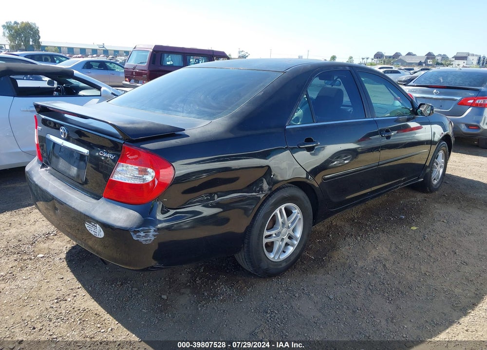 2002 TOYOTA CAMRY LE VIN: 4T1BE32K02U107843