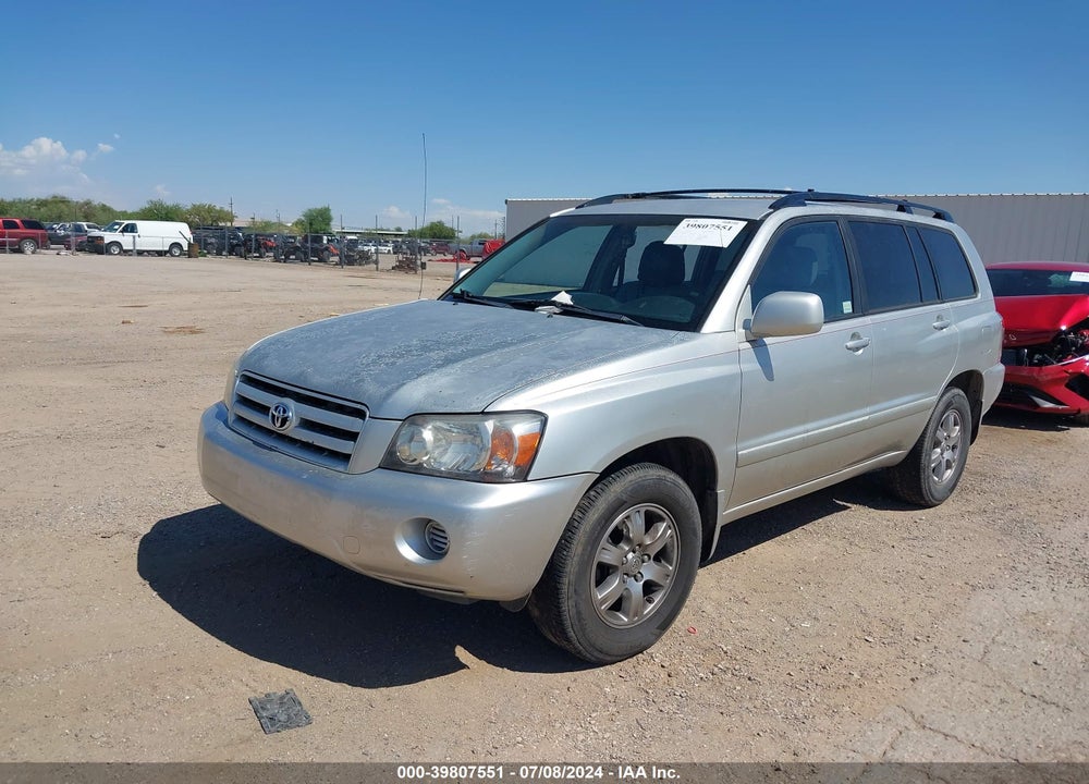 2005 TOYOTA HIGHLANDER V6 VIN: JTEGP21A250071572