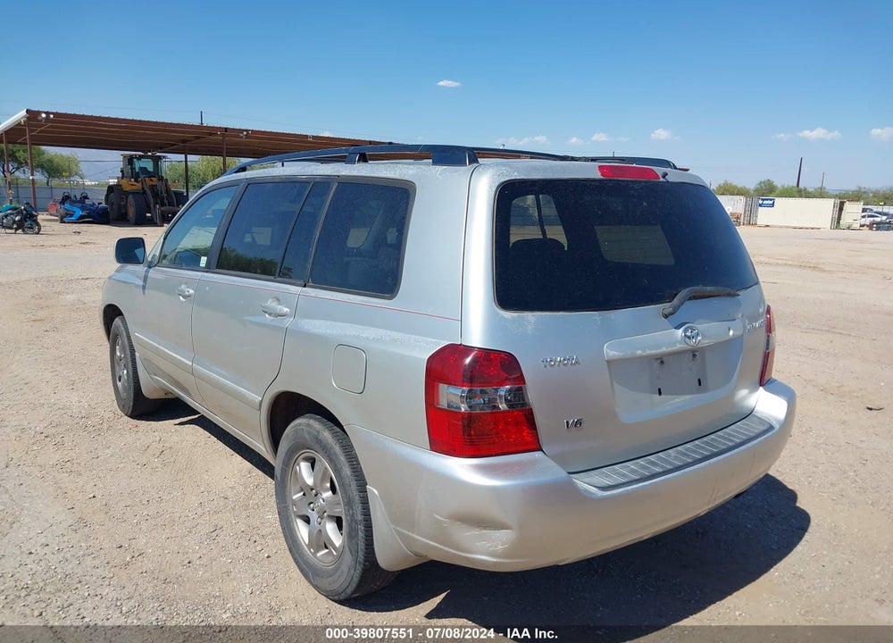 2005 TOYOTA HIGHLANDER V6 VIN: JTEGP21A250071572