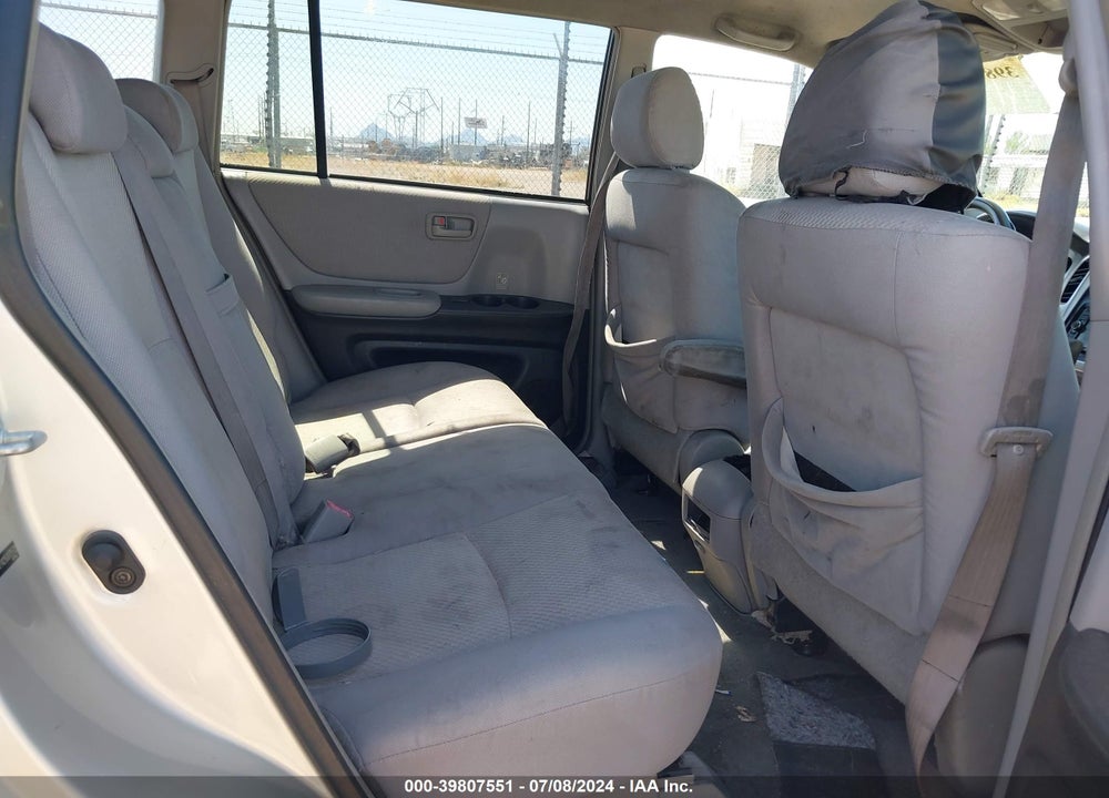 2005 TOYOTA HIGHLANDER V6 VIN: JTEGP21A250071572