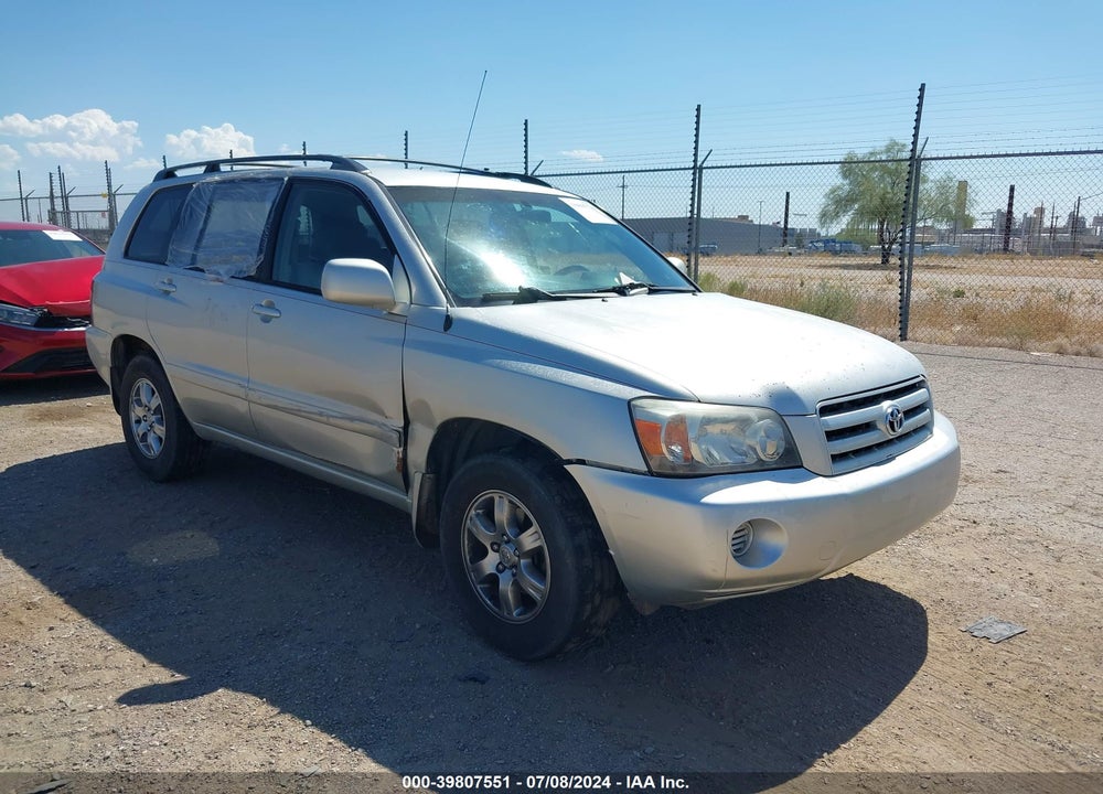2005 TOYOTA HIGHLANDER V6 VIN: JTEGP21A250071572