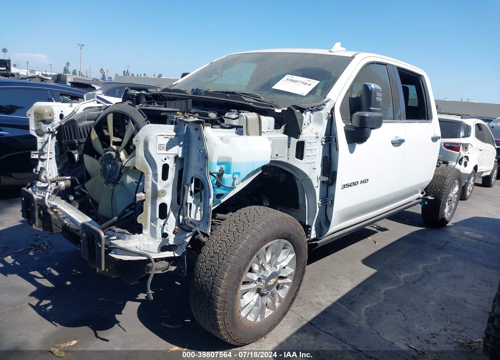 2022 CHEVROLET SILVERADO 3500HD 4WD  STANDARD BED HIGH COUNTRY VIN: 2GC4YVEY3N1215762
