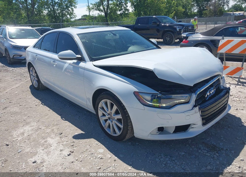 2013 AUDI A6 2.0T PREMIUM VIN: WAUGFAFC3DN154423
