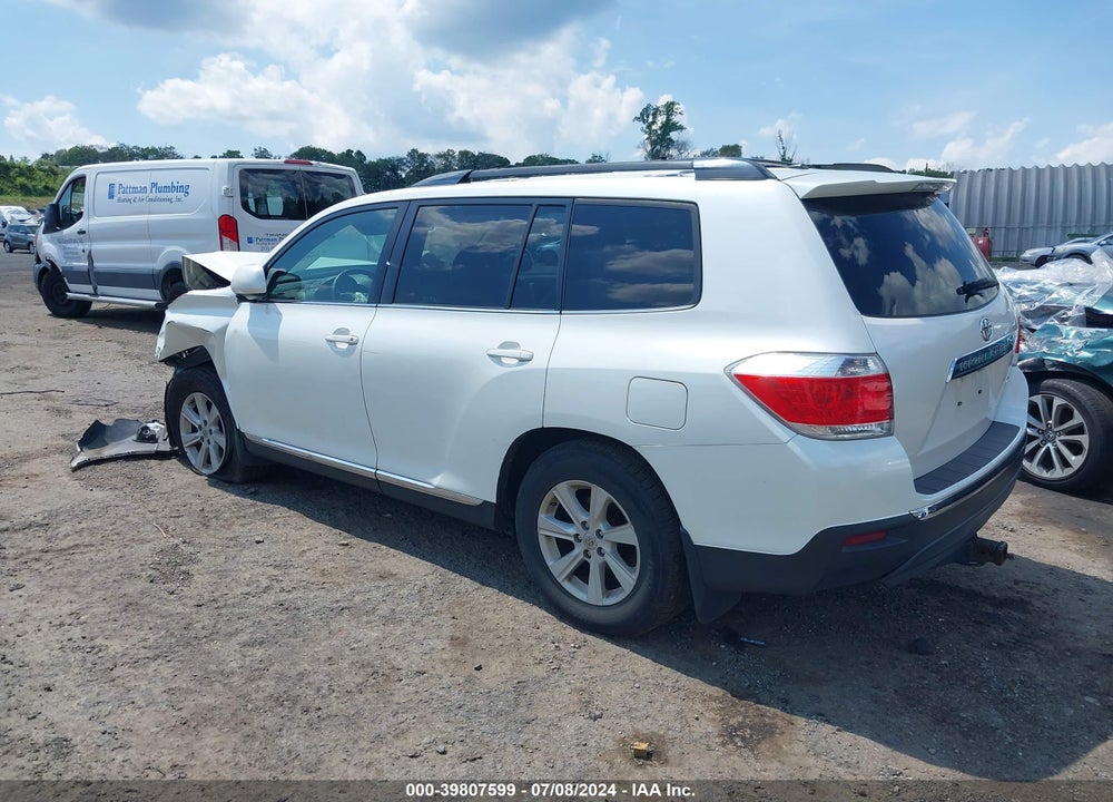 2012 TOYOTA HIGHLANDER SE V6 VIN: 5TDBK3EH8CS158798