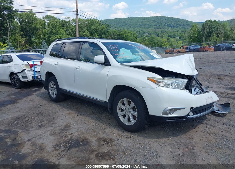 2012 TOYOTA HIGHLANDER SE V6 VIN: 5TDBK3EH8CS158798