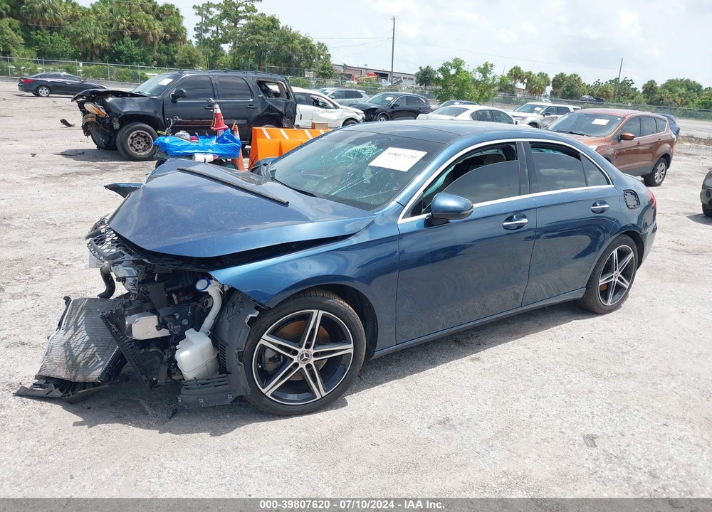2019 MERCEDES-BENZ A 220 VIN: WDD3G4EB2KW021917