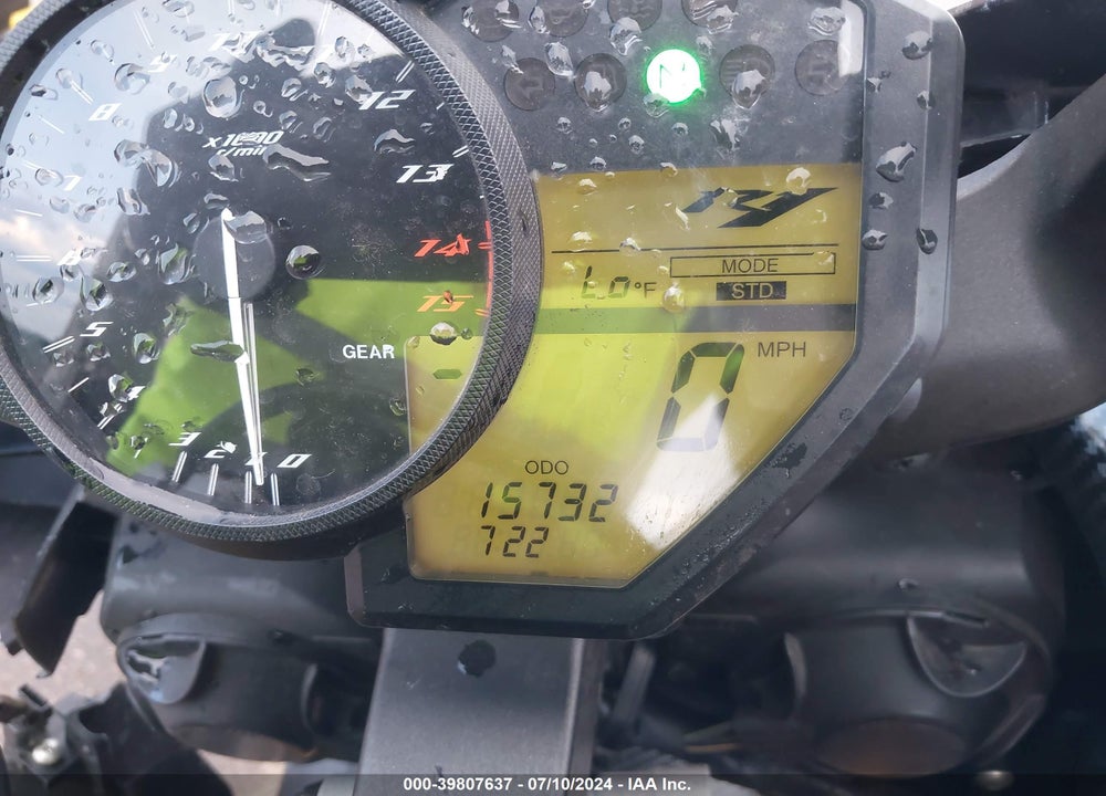 2009 YAMAHA YZFR1 VIN: JYARN23E69A004861