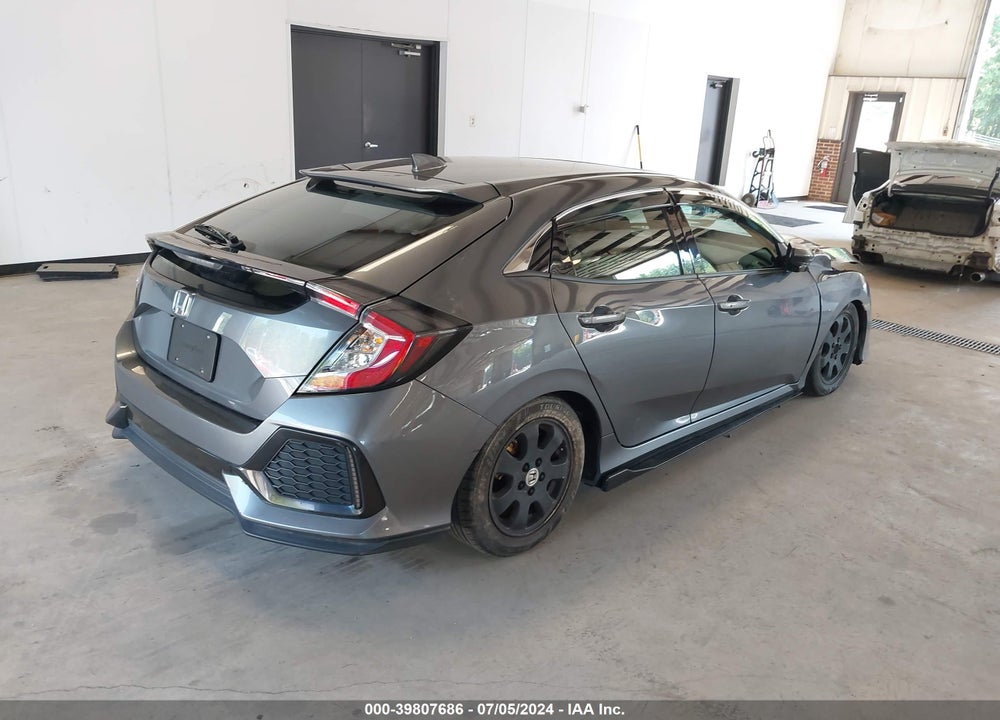 2018 HONDA CIVIC EX VIN: SHHFK7H56JU416844