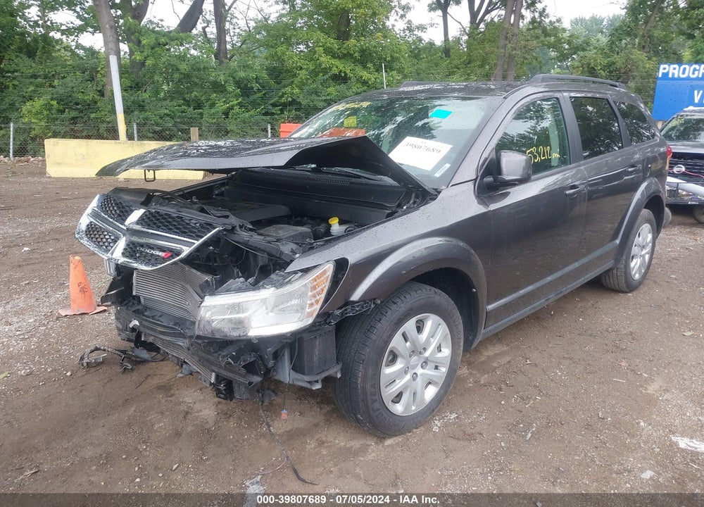 2018 DODGE JOURNEY SXT VIN: 3C4PDCBG3JT522334