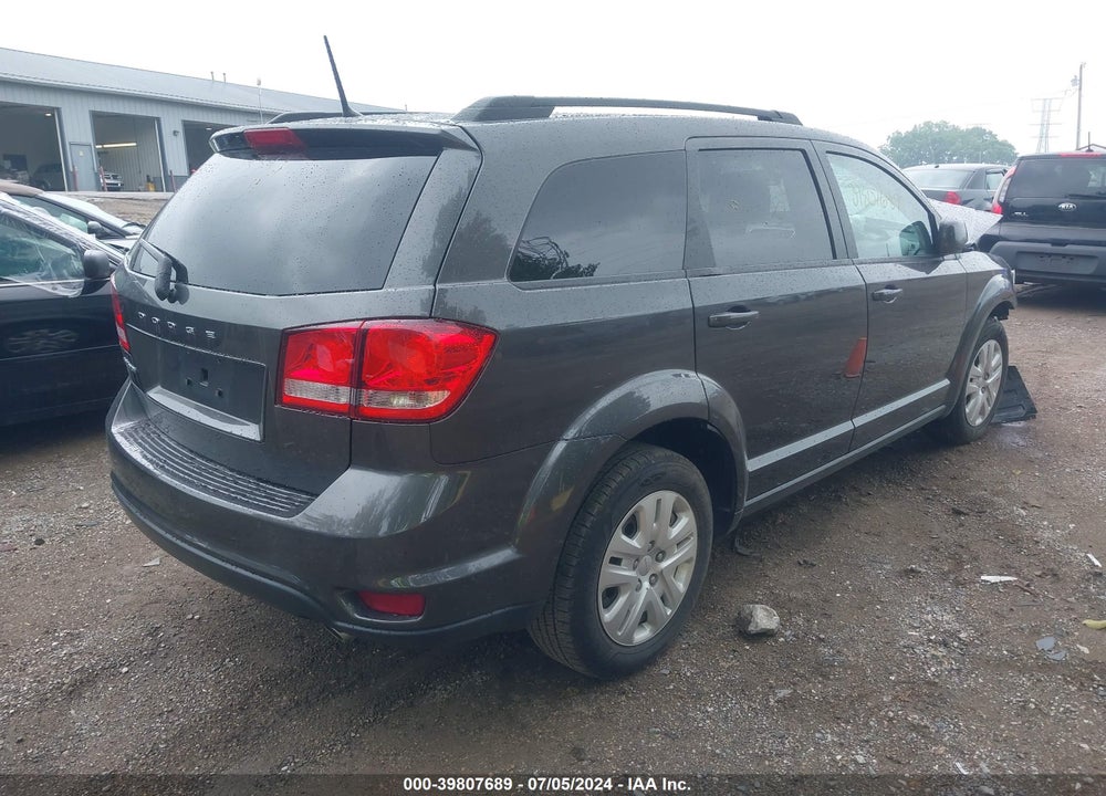 2018 DODGE JOURNEY SXT VIN: 3C4PDCBG3JT522334